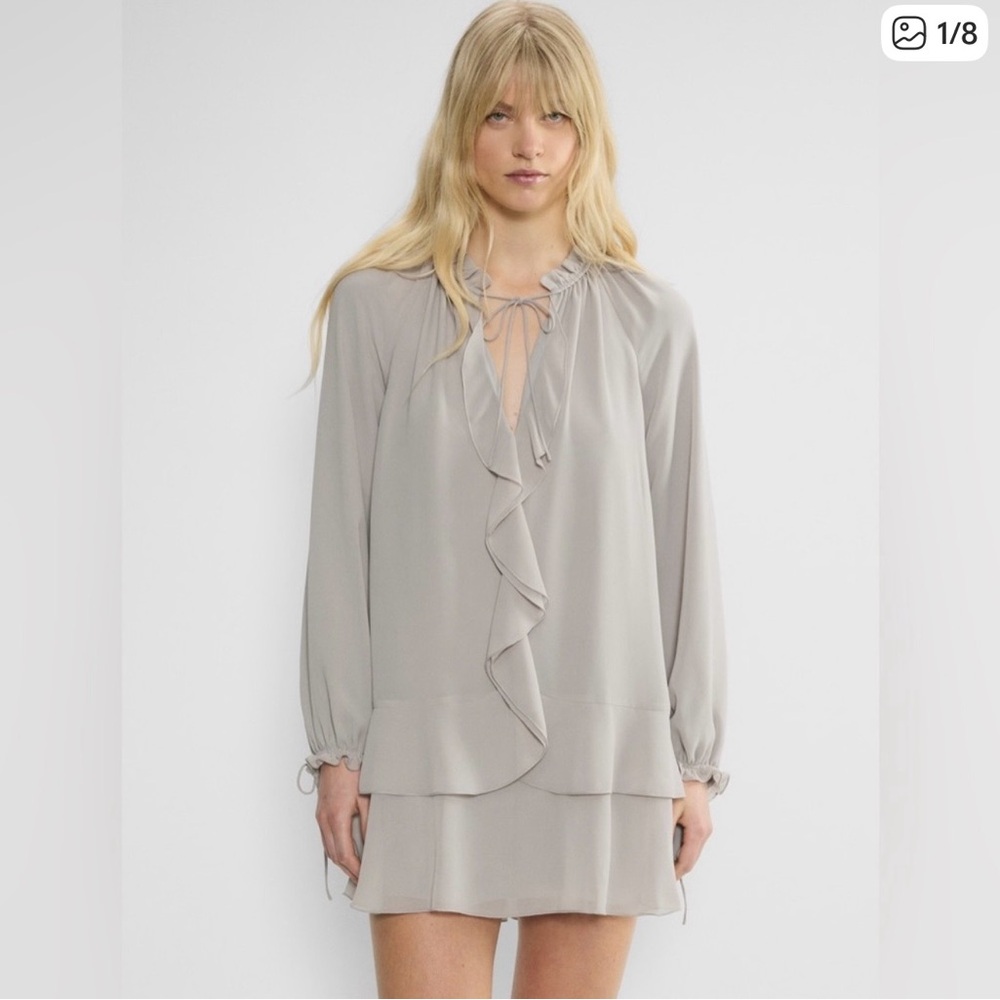 Aritzia Olive Green Mini Dress - Picture 2 of 2